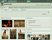 Tablet Screenshot of benjaminmaier.deviantart.com