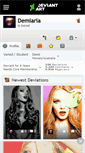 Mobile Screenshot of demiaria.deviantart.com
