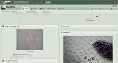 Desktop Screenshot of myntefox.deviantart.com