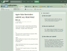 Tablet Screenshot of anthroclub.deviantart.com