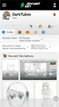 Mobile Screenshot of darktubes.deviantart.com