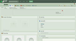 Desktop Screenshot of borkar.deviantart.com