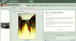 Desktop Screenshot of abstract-expression.deviantart.com