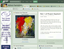 Tablet Screenshot of abstract-expression.deviantart.com