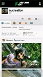 Mobile Screenshot of nucreation.deviantart.com