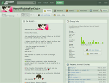 Tablet Screenshot of haruhifujiokafanclub.deviantart.com