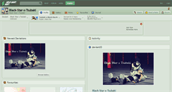 Desktop Screenshot of black-star-x-tsubaki.deviantart.com