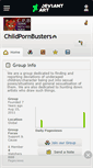 Mobile Screenshot of childpornbusters.deviantart.com