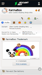 Mobile Screenshot of karmaboo.deviantart.com