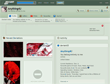 Tablet Screenshot of anything4u.deviantart.com