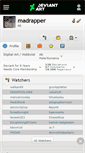Mobile Screenshot of madrapper.deviantart.com