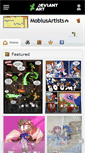 Mobile Screenshot of mobiusartists.deviantart.com