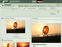 Tablet Screenshot of lovesayen.deviantart.com