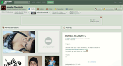 Desktop Screenshot of amelia-the-goth.deviantart.com