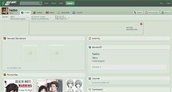 Desktop Screenshot of hazbo.deviantart.com