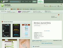 Tablet Screenshot of morfuska.deviantart.com