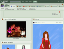 Tablet Screenshot of callise.deviantart.com