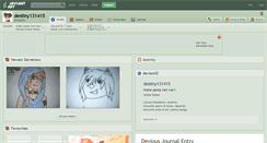 Desktop Screenshot of destiny131415.deviantart.com