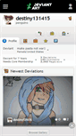 Mobile Screenshot of destiny131415.deviantart.com