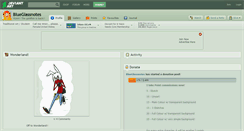 Desktop Screenshot of blueglassnotes.deviantart.com