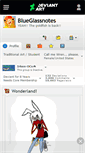 Mobile Screenshot of blueglassnotes.deviantart.com