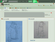 Tablet Screenshot of alexis149.deviantart.com