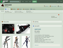 Tablet Screenshot of nmfd3005.deviantart.com