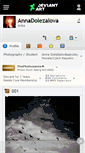 Mobile Screenshot of annadolezalova.deviantart.com