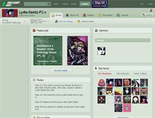 Tablet Screenshot of lydia-deetz-fc.deviantart.com