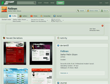 Tablet Screenshot of fellinen.deviantart.com