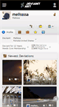 Mobile Screenshot of melissssa.deviantart.com