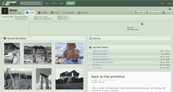 Desktop Screenshot of dezax.deviantart.com