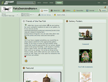 Tablet Screenshot of fairydoorsandmore.deviantart.com