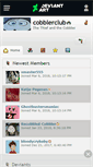 Mobile Screenshot of cobblerclub.deviantart.com