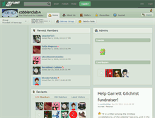 Tablet Screenshot of cobblerclub.deviantart.com