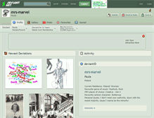 Tablet Screenshot of mrs-marvel.deviantart.com