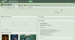 Desktop Screenshot of curiousgenius.deviantart.com