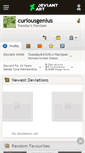 Mobile Screenshot of curiousgenius.deviantart.com