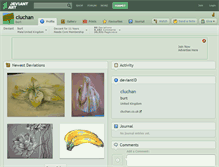 Tablet Screenshot of cluchan.deviantart.com