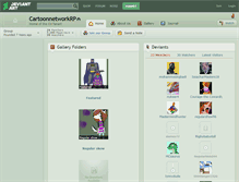 Tablet Screenshot of cartoonnetworkrp.deviantart.com