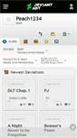 Mobile Screenshot of peach1234.deviantart.com
