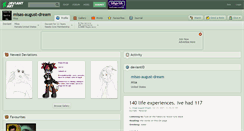 Desktop Screenshot of misas-august-dream.deviantart.com