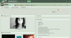 Desktop Screenshot of calsilver.deviantart.com