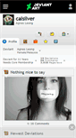 Mobile Screenshot of calsilver.deviantart.com