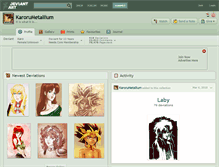 Tablet Screenshot of karorumetallium.deviantart.com