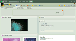 Desktop Screenshot of featherclub.deviantart.com