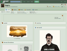 Tablet Screenshot of gegeru.deviantart.com