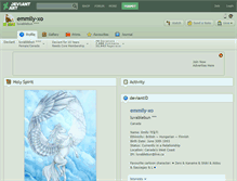 Tablet Screenshot of emmily-xo.deviantart.com