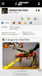 Mobile Screenshot of minion-for-hire.deviantart.com