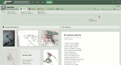 Desktop Screenshot of joe-hex.deviantart.com